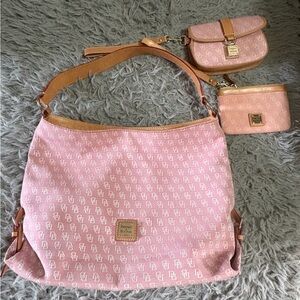 Vintage pink Dooney and Bourke Set